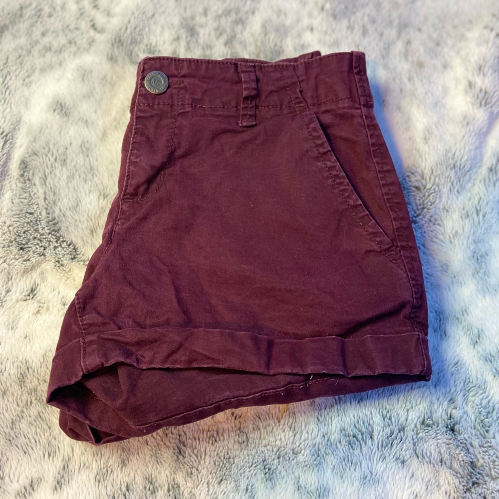 Aeropostale burgundy shorts